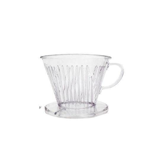 Filtru de cafea în formă de V pentru V60, V02 din rășină, cană conică pour-over, 1-4 porții, cu pungă de filtrare și linguriță