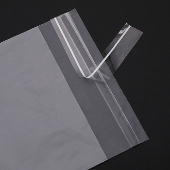 Pungă autoadezivă mată pentru ambalarea hainelor, pungă din plastic semi-transparentă cu imprimare