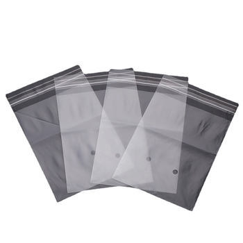 Pungă autoadezivă mată pentru ambalarea hainelor, pungă din plastic semi-transparentă cu imprimare