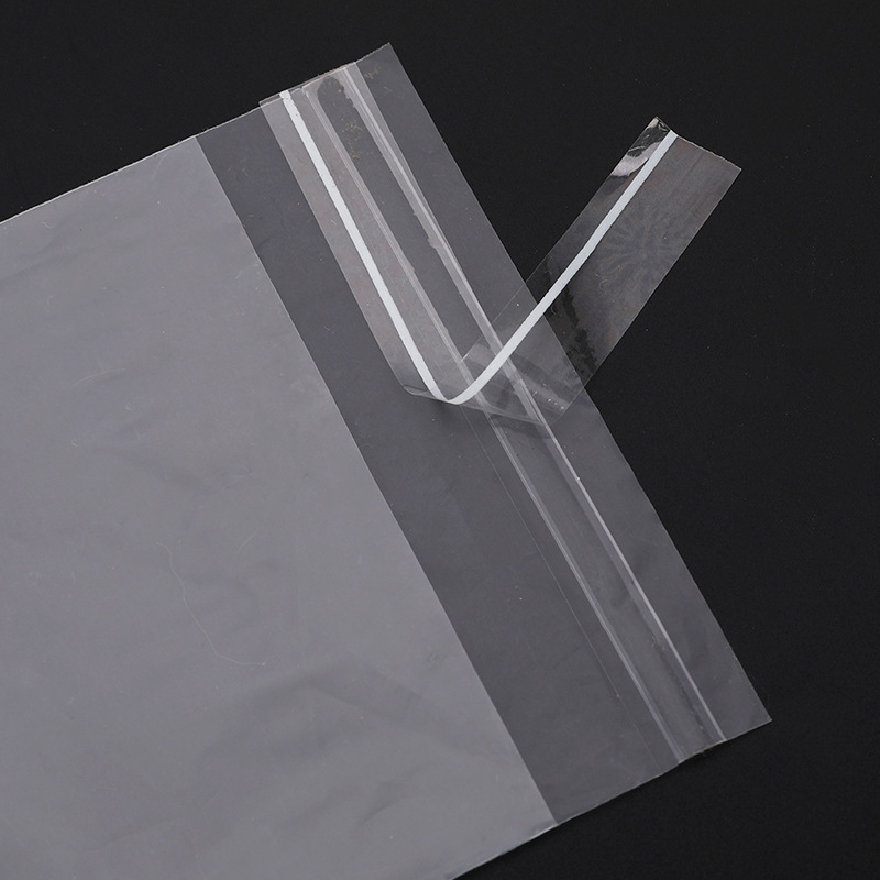 Pungă autoadezivă mată pentru ambalarea hainelor, pungă din plastic semi-transparentă cu imprimare