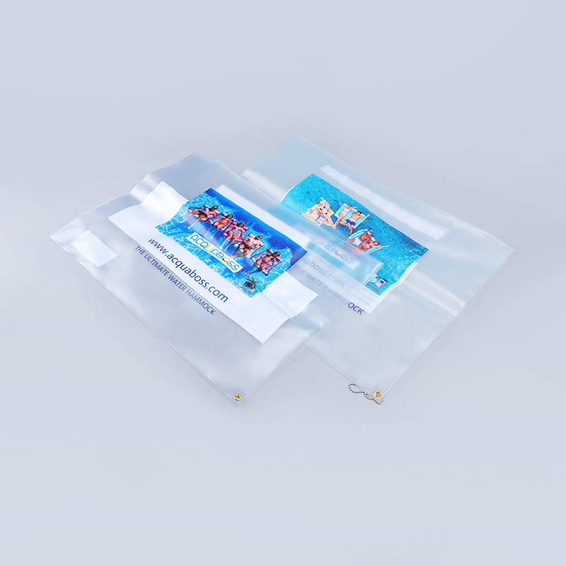 Geantă de depozitare pentru lenjerie și haine de călătorie, EVA/PVC, transparentă sau mată, închidere Velcro, personalizabilă