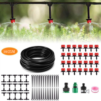 Kit de irigare prin picurare pentru grădină – sistem de udare automat, set de picurare cu presiune redusă
