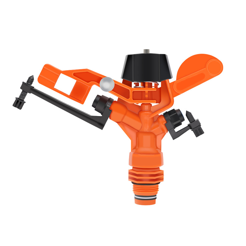 Duză rocker pentru irigații agricole, aspersor rotativ la 360°, eliminarea prafului, răcire automată, braț din plastic