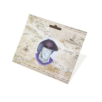 Etichetă pentru agățat personalizată cu decupaje în formă, imprimare color pe hârtie pliantă, carton spate cu imprimare a logo-ului
