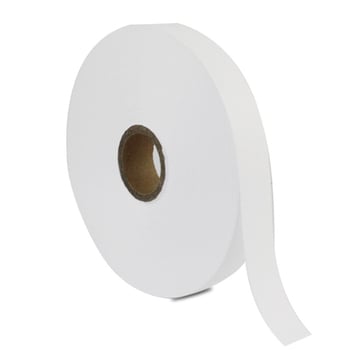 Etichetă de spălare din nylon, rolă albă, etichetă goală pentru haine, 30 mm × 200 m
