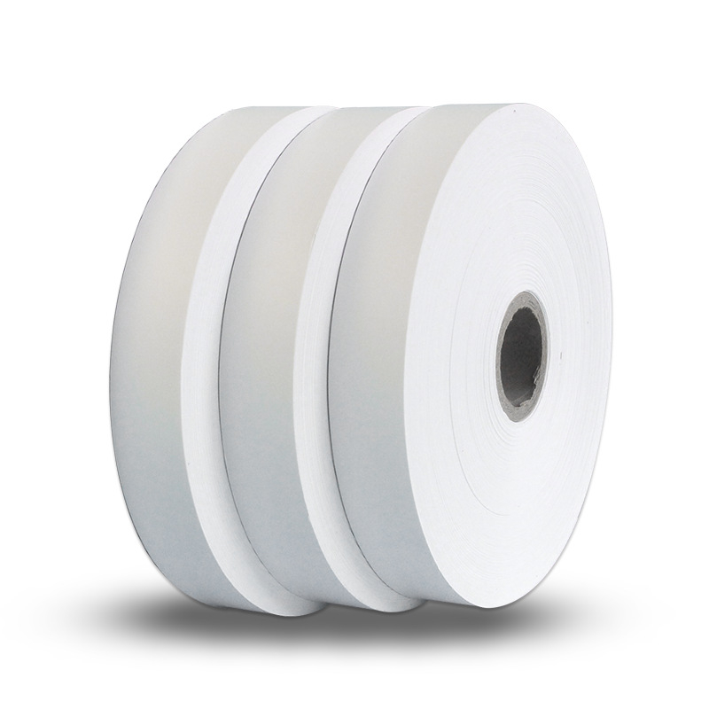 Etichetă de spălare din nylon, rolă albă, etichetă goală pentru haine, 30 mm × 200 m