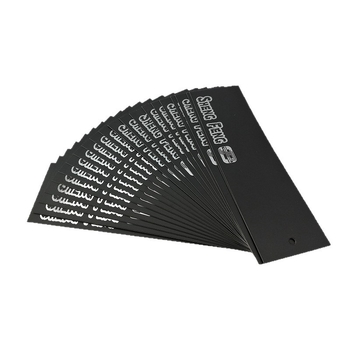 Shengyi etichetă pentru îmbrăcăminte – etichetă pătrată tăiată cu matrița, carton dublu față 350 g, hârtie copperplate, DIY modă