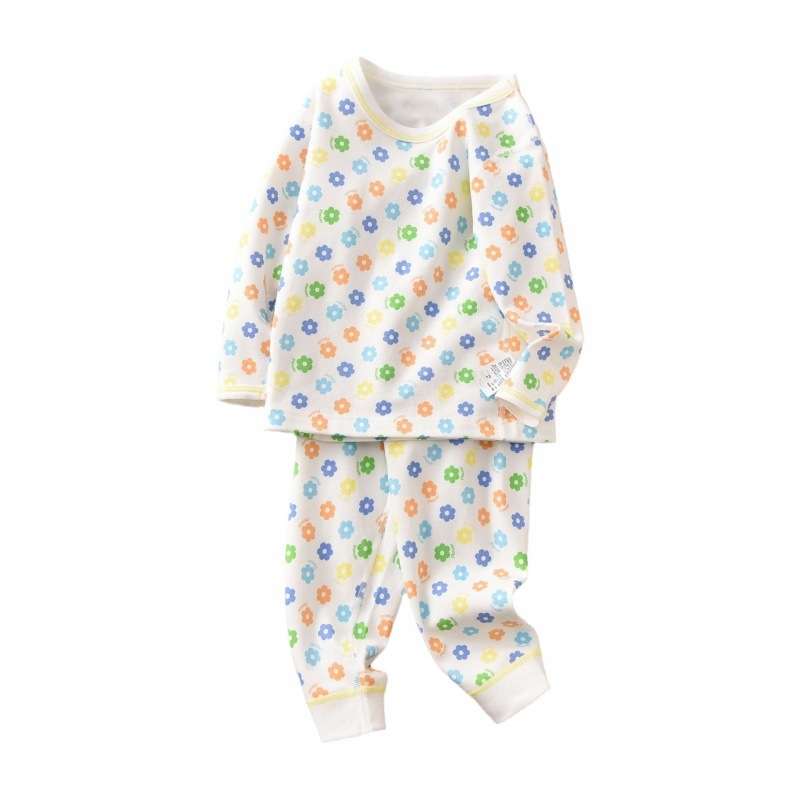 Dječji kućni set u japanskom stilu, top s dugim rukavima i hlače od toplog pamuka, unisex