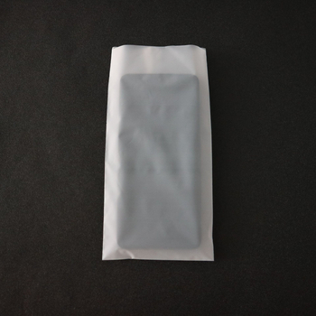 Sac CPE mată, pungă de ambalaj semi-transparentă pentru electronice, cosmetică și cabluri de telefon, buzunar plat