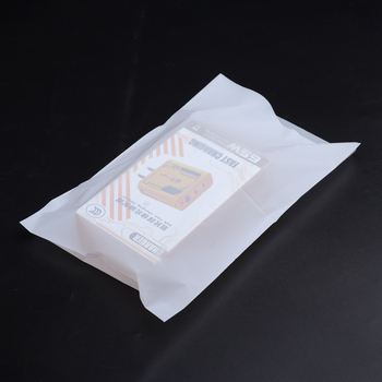 Pungă plată din plastic CPE, cu finisaj mat, pentru depozitarea componentelor hardware și electronice
