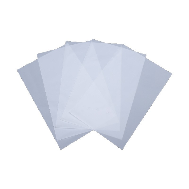 Pungă plată din plastic CPE, cu finisaj mat, pentru depozitarea componentelor hardware și electronice