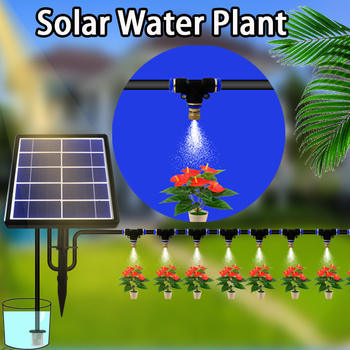 Sistem de irigații automată alimentat cu panou solar, cu temporizator, cap de aspersor și control inteligent