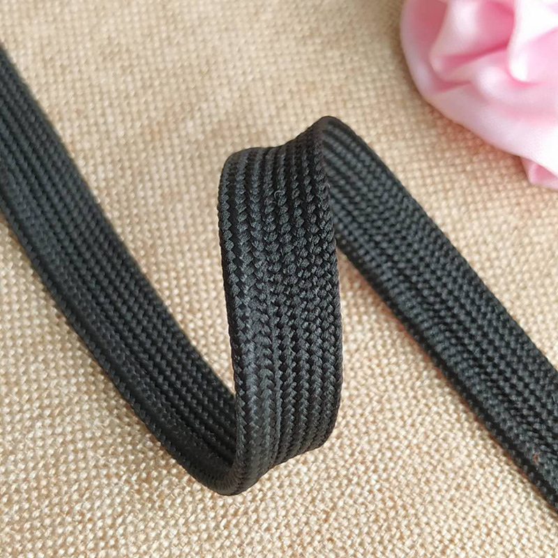 1 cm pletana rubna traka za tekstil – rubna traka za odjeću, jastuke i deke, razne boje