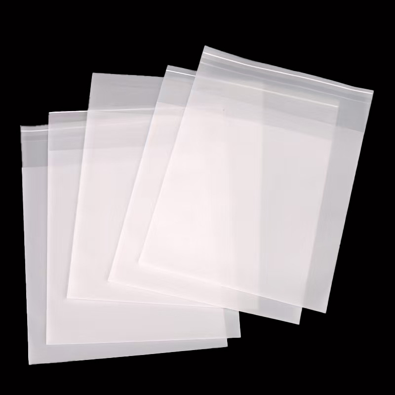 Pungă de ambalaj mat CPE din plastic, autoadezivă, pentru cabluri de date și huse de telefoane, depozitare sigilată, tratament anti-static