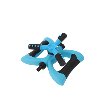 Sprinkler rotativ pentru irigare la 360°, duză în formă de semilună, automată pentru grădină, cu trei brațe pentru gazon