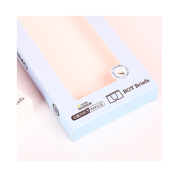 Cutie cu fereastră din carton alb, imprimare color personalizată, inserții duble, ambalaj pentru cosmetice, unghii false și lenjerie
