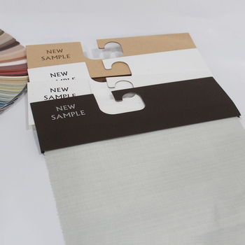 Carte de probe pentru textile și perdele, cu etichetă de agățat, clips pentru material și imprimare personalizată
