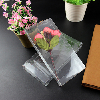 Cutie transparentă din PVC pentru haine și lenjerie, protecție împotriva prafului, personalizare, dimensiuni 7.5 × 0.5 × 11 cm