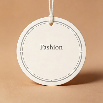 Etichete personalizate pentru haine feminine, cu blocuri de culoare moderne și texturi artistice, finisaj mat, personalizare logo pentru mărci de nișă.