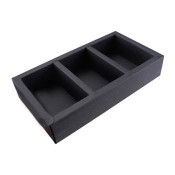 Ambalaje personalizate cu sertare pentru lenjerie și șosete, cutie albă din carton, relief, UV, ștampilare argintie