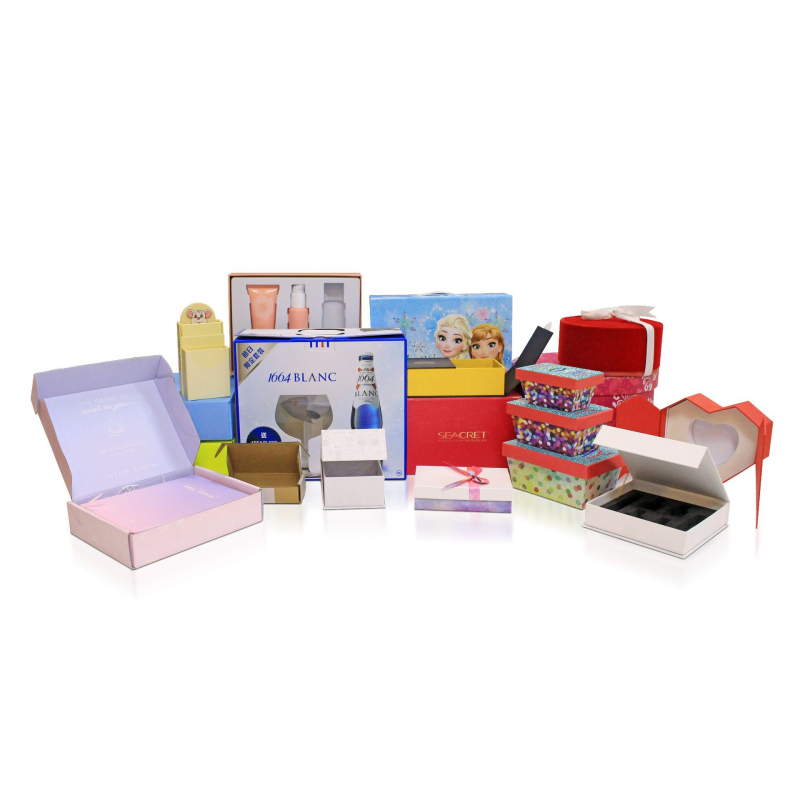 Cutie din carton kraft colorat, în formă de avion, pentru ambalarea hainelor și lenjeriei, cutie simplă personalizabilă cu imprimare UV