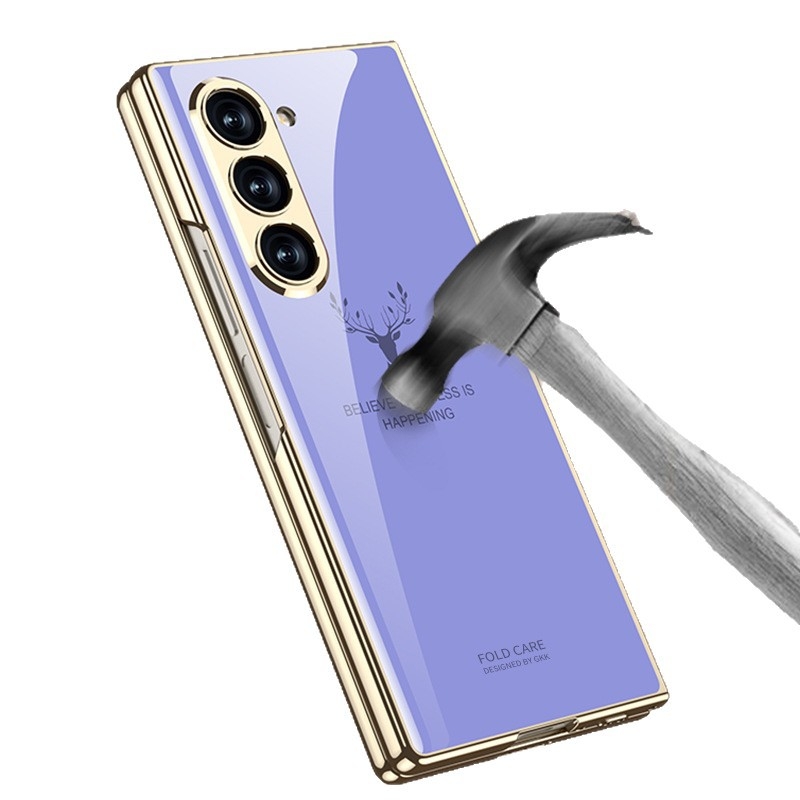 Samsung Z Fold tvrdi kućište s motivom jelena, elektroplakirani završni sloj