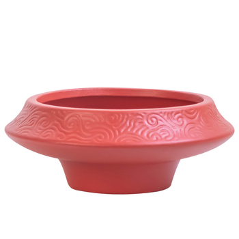 Ghiveci ceramic hidropnic cu bilă de mușchi, design chinezesc, pentru birou, cu suport