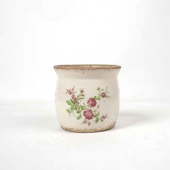Ghiveci ceramic în stil european vintage pentru casă, balcon și grădină