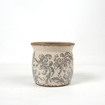 Ghiveci ceramic în stil european vintage pentru casă, balcon și grădină