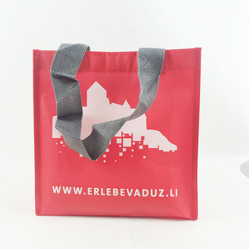 Geantă de mână ecologică cu gravură laser - Personalizabilă pentru cumpărături de haine și ambalare cadouri, din material nețesut laminat