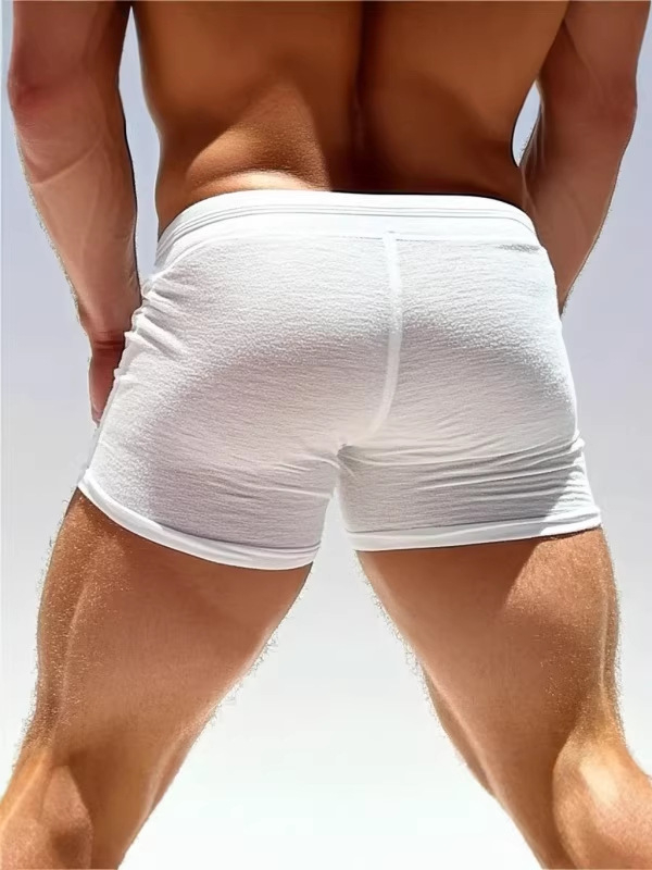 Muške seksi šorceve s vezicama, plus veličine, za kućnu udobnost i fitness