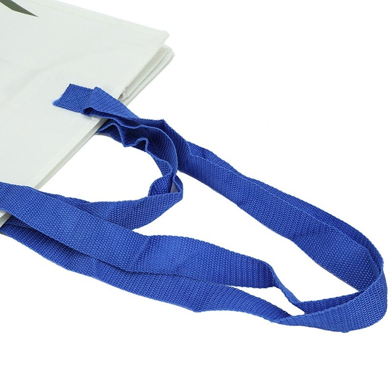 Geantă de cumpărături din material nețesut laminat, cu imprimare a logo-ului