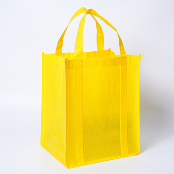 Geantă din material nețesut cu logo personalizat, capacitate mare, geantă de cumpărături ecologică pentru supermarket
