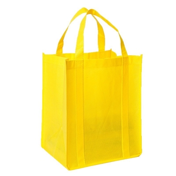 Geantă din material nețesut cu logo personalizat, capacitate mare, geantă de cumpărături ecologică pentru supermarket