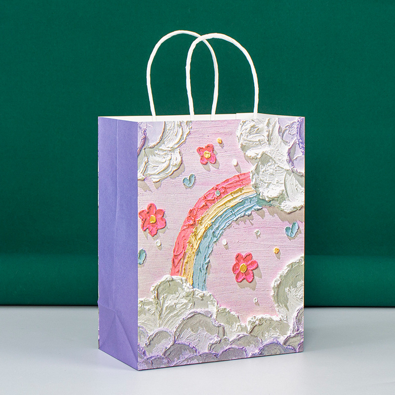 Geantă de hârtie kraft personalizabilă pentru îmbrăcăminte, pungă cadou imprimată prin offset, imprimare logo disponibilă