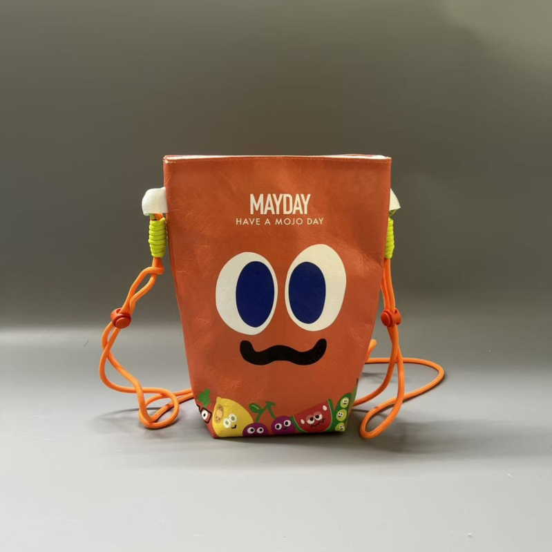 Geantă pentru telefon din DuPont hârtie, imprimare personalizată cu atracții turistice, încăpătoare, geantă cadou cu bretea crossbody