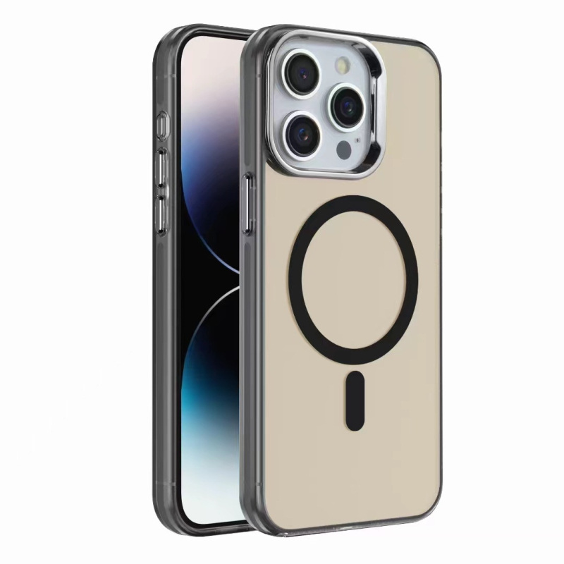 IMD futrola za iPhone 15 Pro Max s dvostrukim premazom, elektroplatiranim tipkama i magnetskom mat zaštitom
