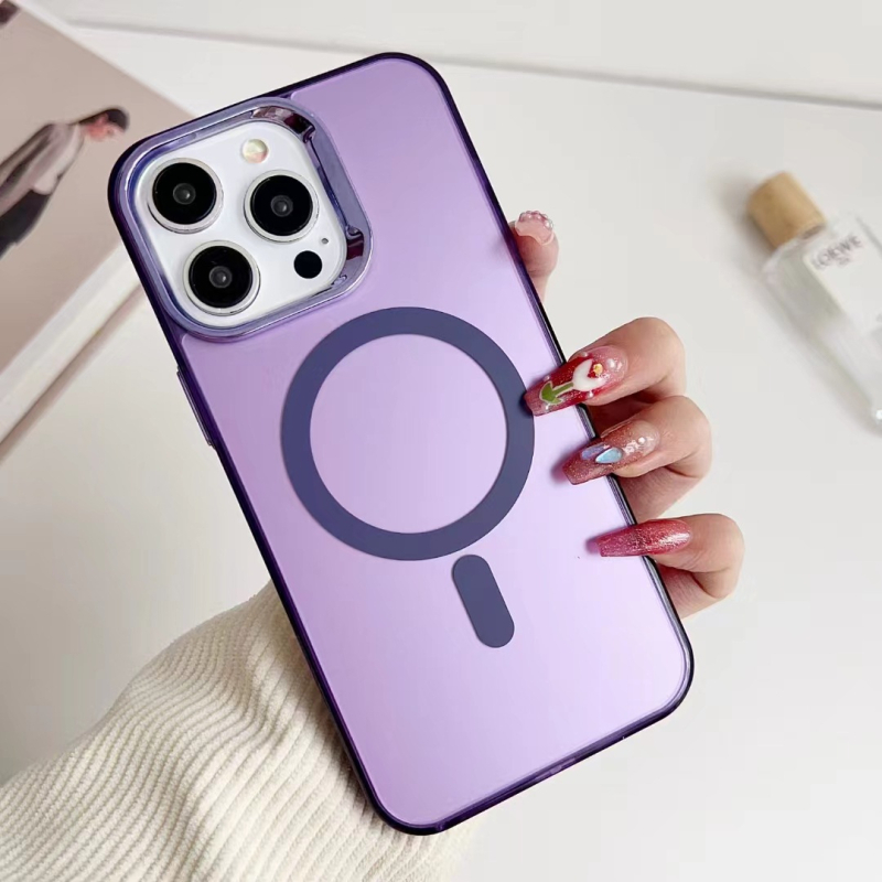 IMD futrola za iPhone 15 Pro Max s dvostrukim premazom, elektroplatiranim tipkama i magnetskom mat zaštitom