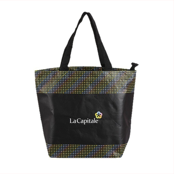 Prispôsobiteľná netkaná laminovaná taška typu tote s logom