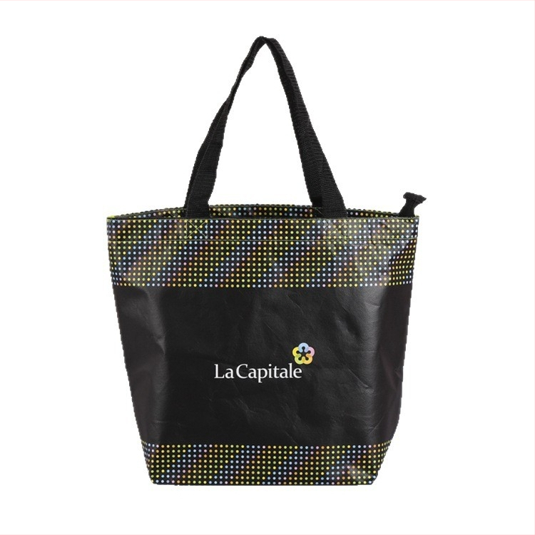 Prispôsobiteľná netkaná laminovaná taška typu tote s logom