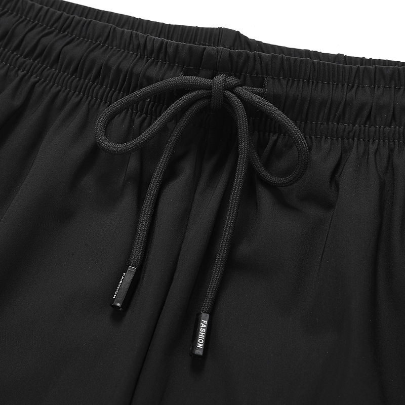 Muške ljetne šorceve, tanke, prozračne, brzo sušeće, udoban široki ravni kroj, Ice Silk, plus veličina