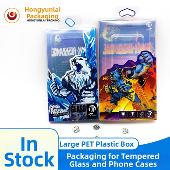 PET obal na telefón s plastovým boxom, veľkosť veľká, štýl hry a anime, Flame Rhino, Storm Bear