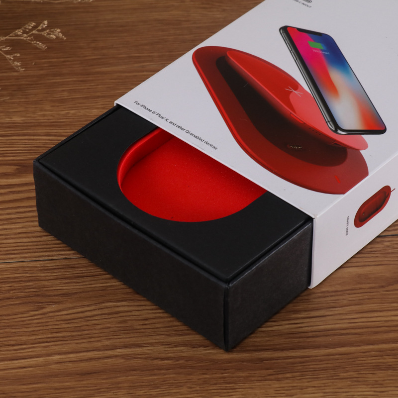Cutie de ambalare pentru produse electronice cu card alb, cârlig și sertar, cutie cadou cu imprimare UV, cutie color pentru folie de protecție a ecranului telefonului și baterie