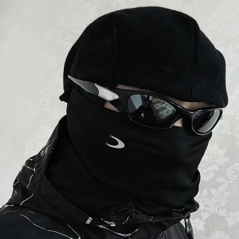 Vintage maska s O-oblikom za zaštitu lica od vjetra na outdoor skijanju, stil za parove, taktička kapuljača