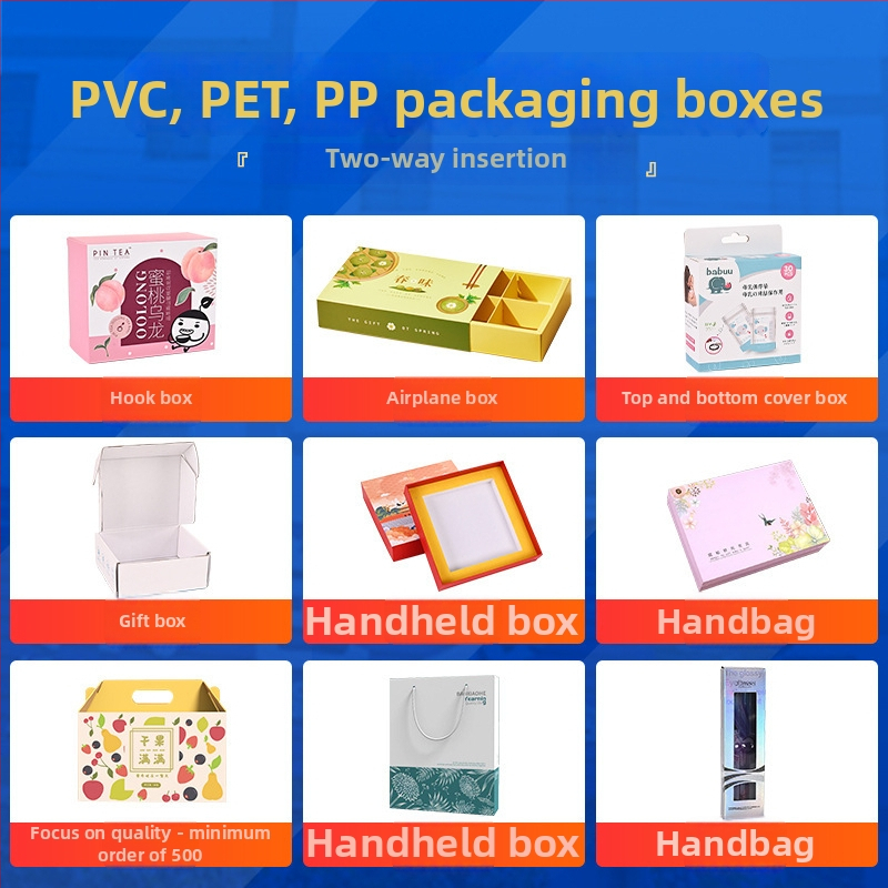 Priehľadná štvorcová PVC plastová krabička na balenie svadobných sladkostí