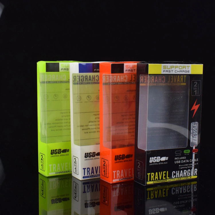Cutie de ambalaj transparentă din PVC cu film protector PET, cutie color pliabilă pentru ambalarea alimentelor și expoziția de cadouri