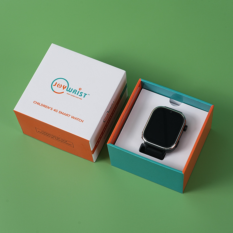 Cutie cadou cu capac rabatabil, personalizată, pentru ceasuri inteligente ale copiilor și căști Bluetooth