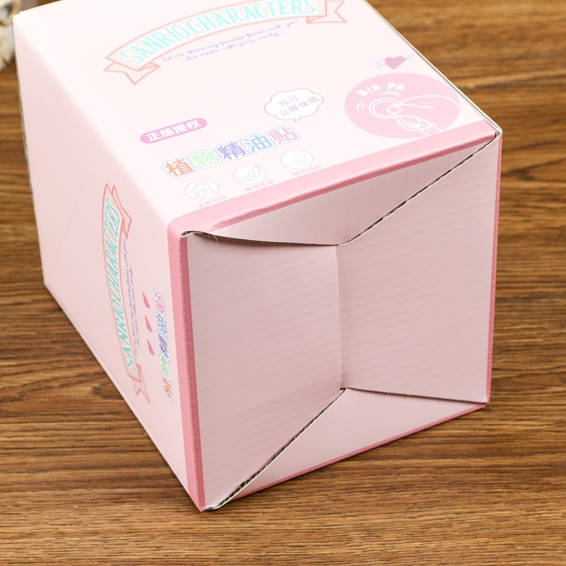 Cutii colorate universale pentru ambalare, cutii pentru cadouri din carton ondulat, cu imprimare a logo-ului