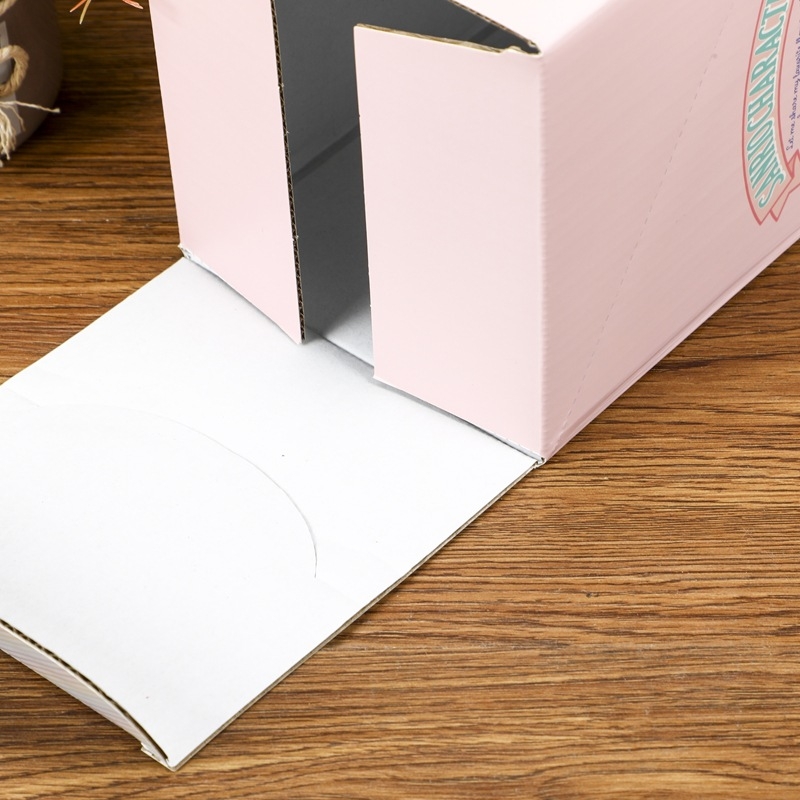 Cutii colorate universale pentru ambalare, cutii pentru cadouri din carton ondulat, cu imprimare a logo-ului