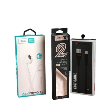 Cutie de ambalaj colorată personalizată pentru electronice, pentru obiecte de zi cu zi și cabluri pentru căști